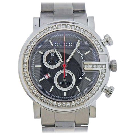 gucci 101m chrono|gucci 101m chrono diamonds.